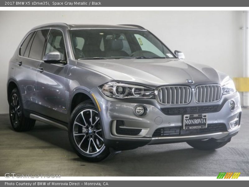 Space Gray Metallic / Black 2017 BMW X5 sDrive35i