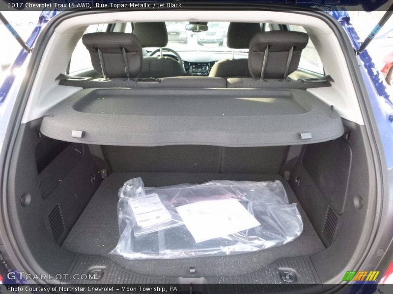 Blue Topaz Metallic / Jet Black 2017 Chevrolet Trax LS AWD