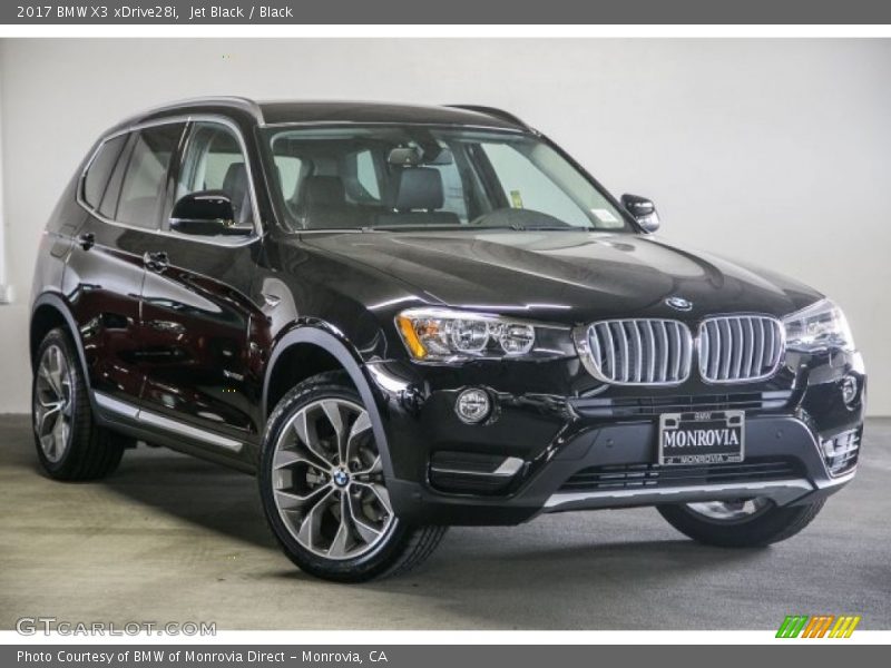 Jet Black / Black 2017 BMW X3 xDrive28i