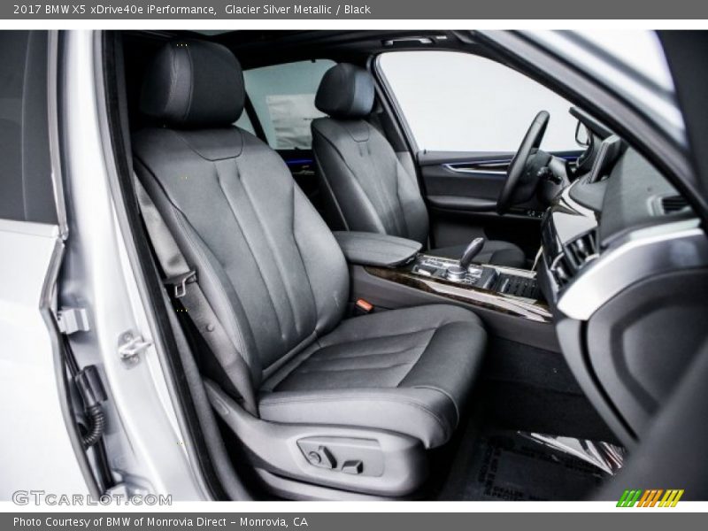 Glacier Silver Metallic / Black 2017 BMW X5 xDrive40e iPerformance
