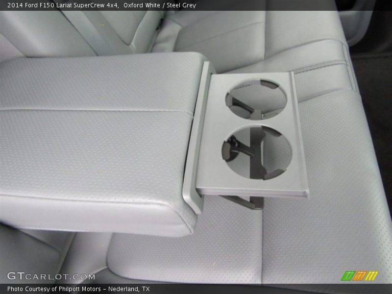 Oxford White / Steel Grey 2014 Ford F150 Lariat SuperCrew 4x4