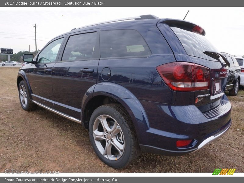 Contusion Blue / Black 2017 Dodge Journey Crossroad