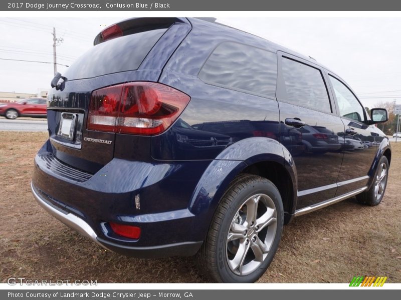Contusion Blue / Black 2017 Dodge Journey Crossroad