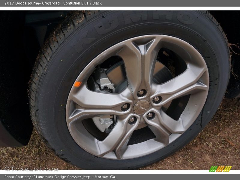 Contusion Blue / Black 2017 Dodge Journey Crossroad