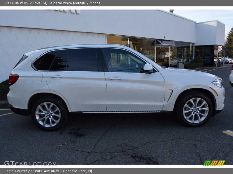 Mineral White Metallic / Mocha 2014 BMW X5 xDrive35i