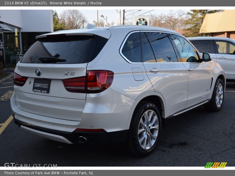 Mineral White Metallic / Mocha 2014 BMW X5 xDrive35i