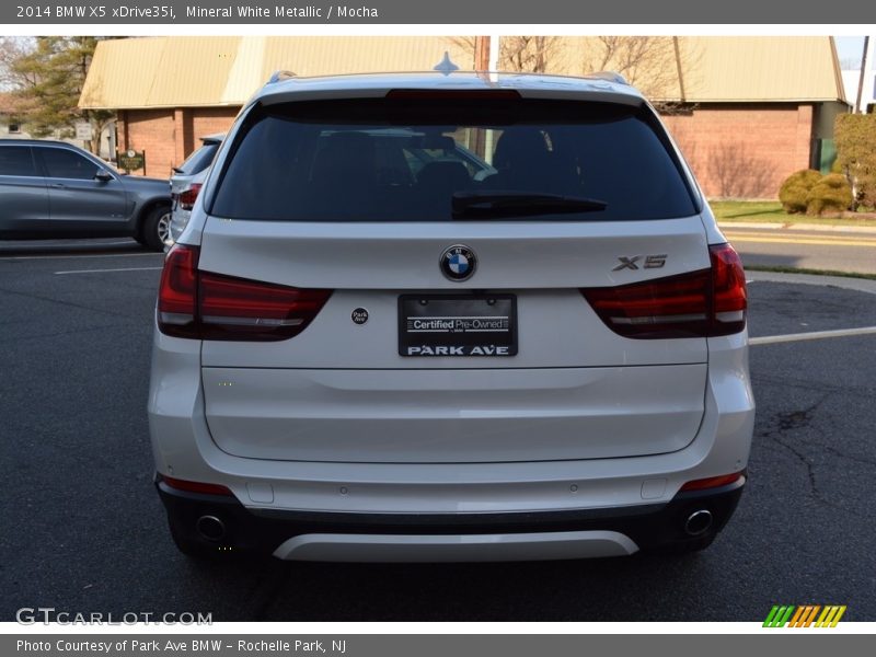 Mineral White Metallic / Mocha 2014 BMW X5 xDrive35i