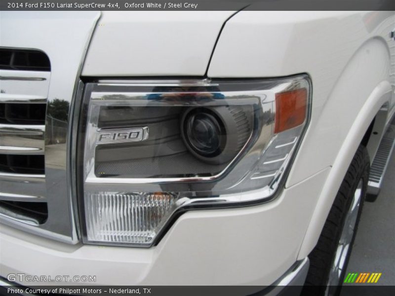 Oxford White / Steel Grey 2014 Ford F150 Lariat SuperCrew 4x4