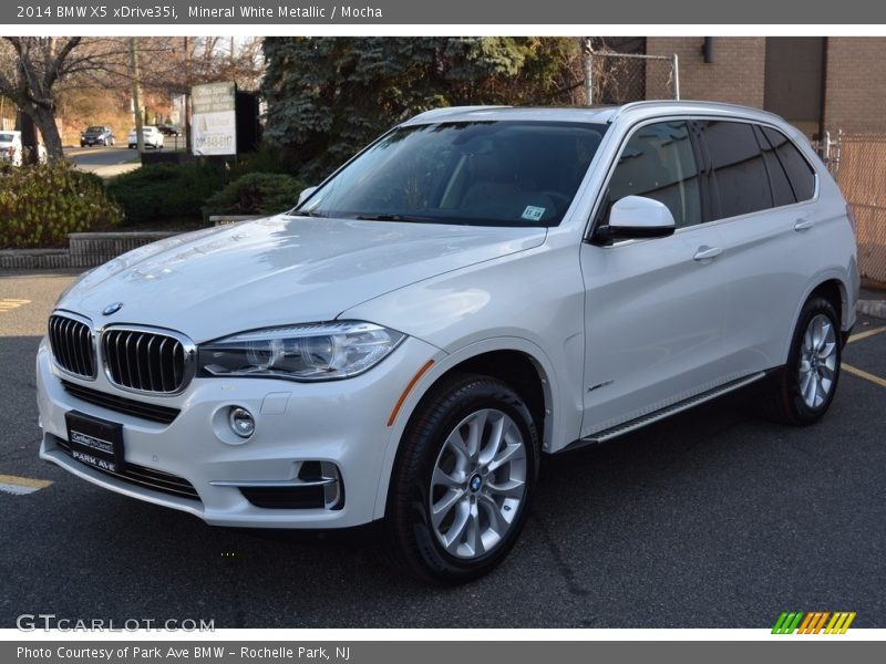 Mineral White Metallic / Mocha 2014 BMW X5 xDrive35i