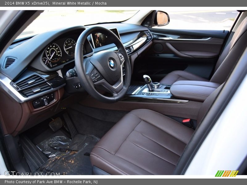 Mineral White Metallic / Mocha 2014 BMW X5 xDrive35i