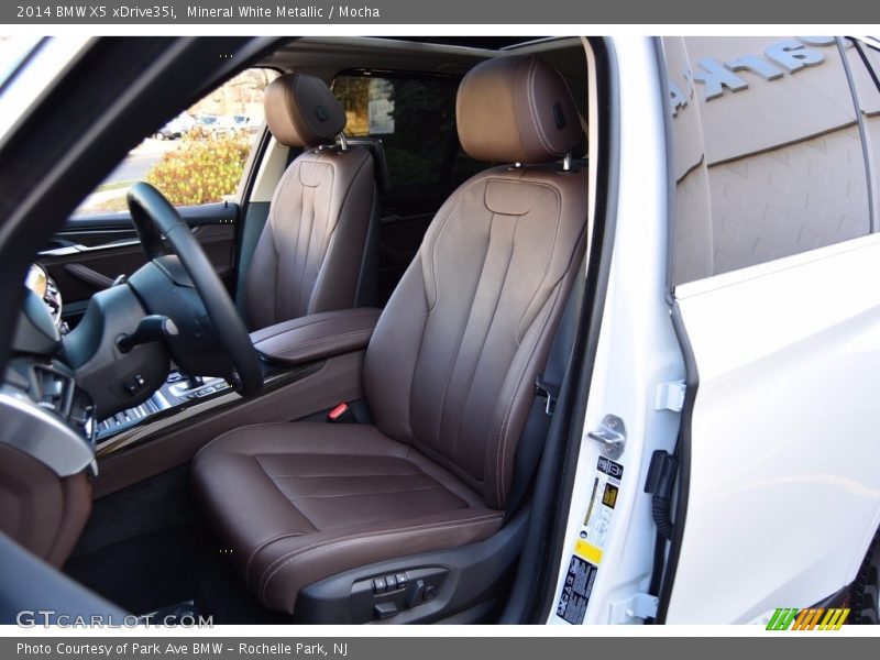 Mineral White Metallic / Mocha 2014 BMW X5 xDrive35i