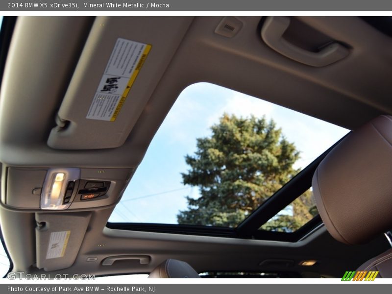 Mineral White Metallic / Mocha 2014 BMW X5 xDrive35i