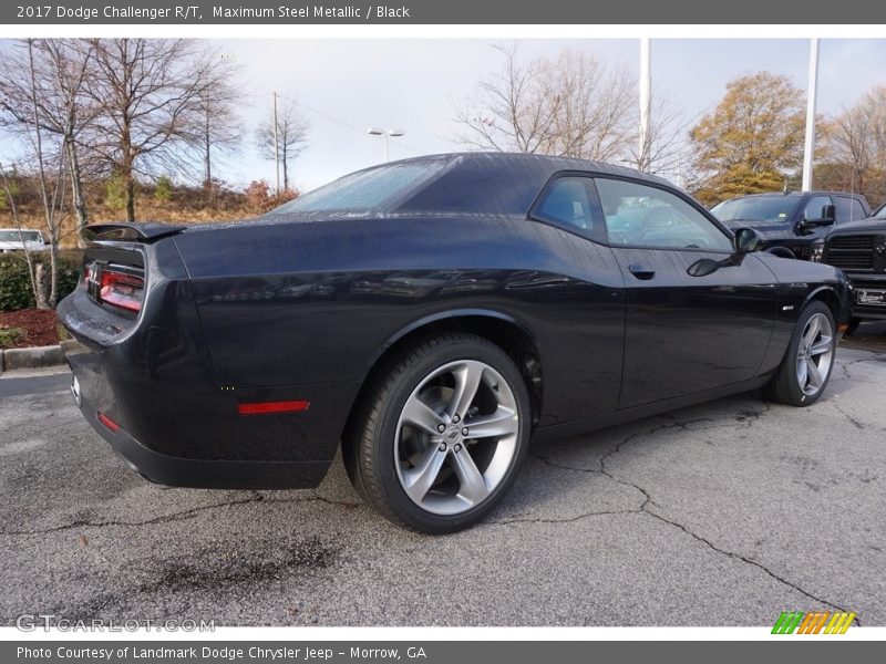 Maximum Steel Metallic / Black 2017 Dodge Challenger R/T