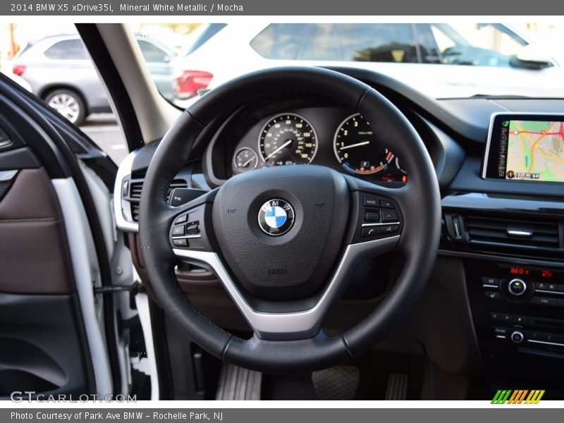 Mineral White Metallic / Mocha 2014 BMW X5 xDrive35i