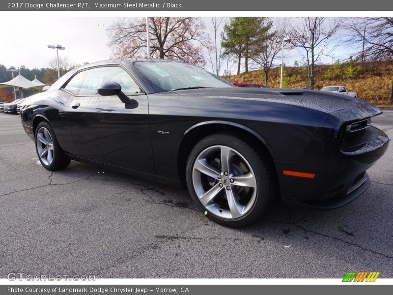 Maximum Steel Metallic / Black 2017 Dodge Challenger R/T