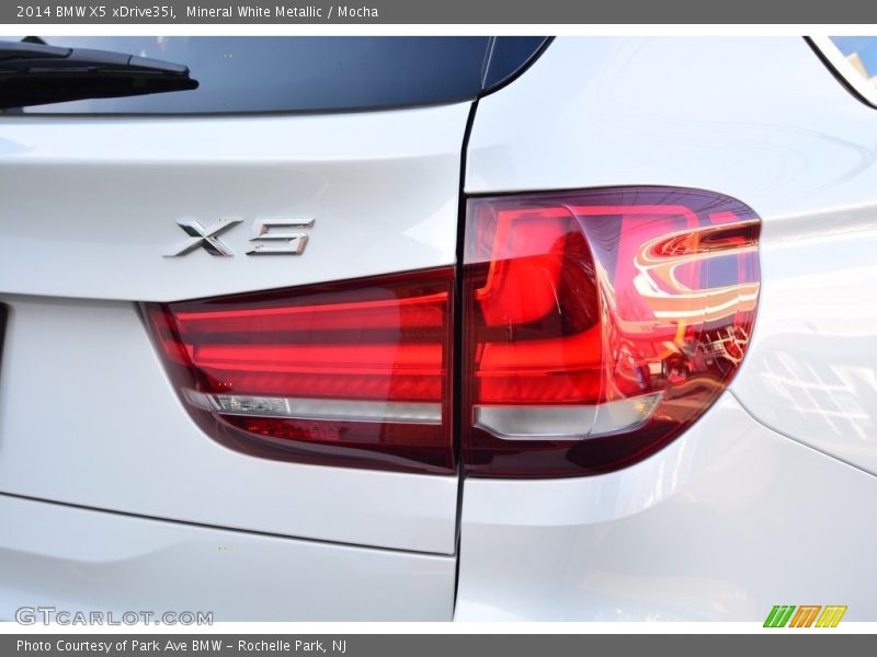 Mineral White Metallic / Mocha 2014 BMW X5 xDrive35i