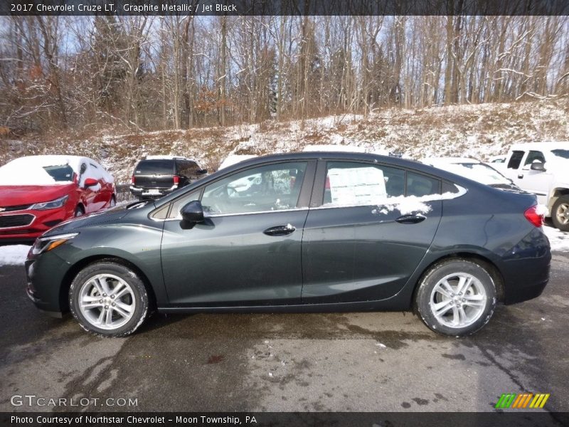 Graphite Metallic / Jet Black 2017 Chevrolet Cruze LT