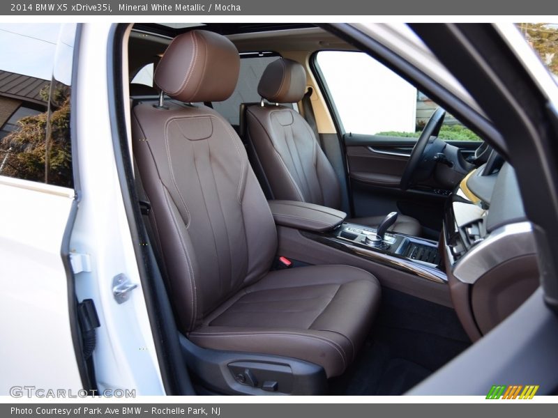Mineral White Metallic / Mocha 2014 BMW X5 xDrive35i