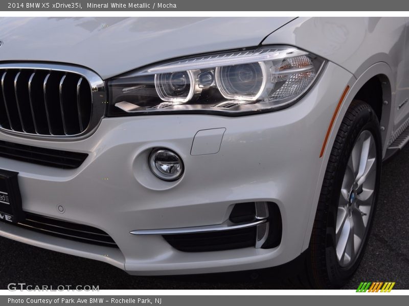 Mineral White Metallic / Mocha 2014 BMW X5 xDrive35i