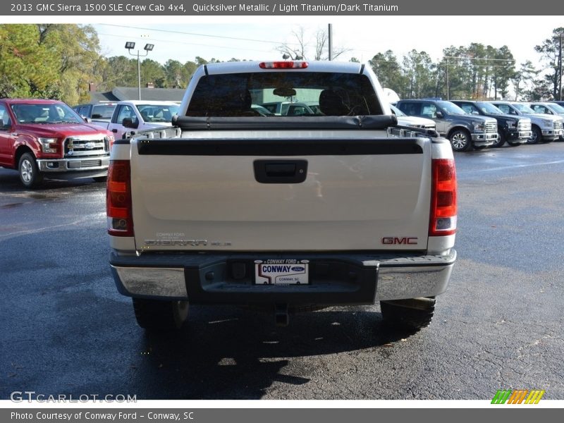 Quicksilver Metallic / Light Titanium/Dark Titanium 2013 GMC Sierra 1500 SLE Crew Cab 4x4