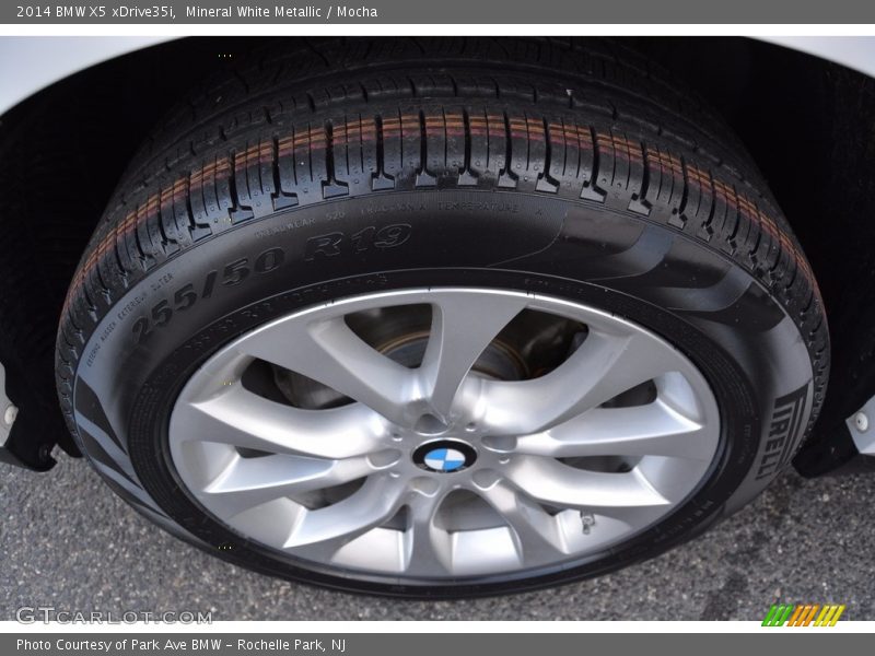 Mineral White Metallic / Mocha 2014 BMW X5 xDrive35i