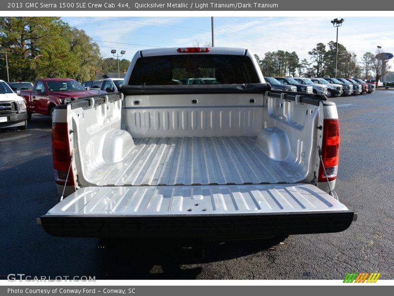 Quicksilver Metallic / Light Titanium/Dark Titanium 2013 GMC Sierra 1500 SLE Crew Cab 4x4