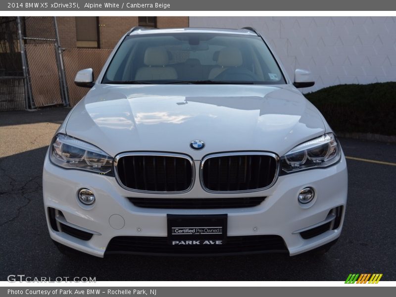 Alpine White / Canberra Beige 2014 BMW X5 xDrive35i
