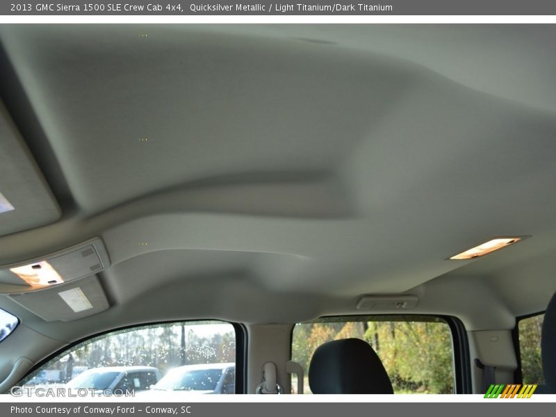 Quicksilver Metallic / Light Titanium/Dark Titanium 2013 GMC Sierra 1500 SLE Crew Cab 4x4