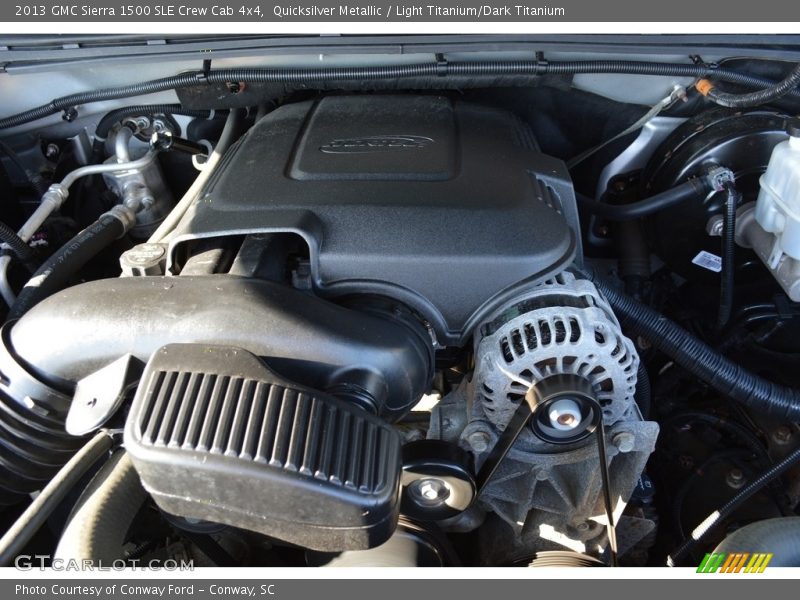 Quicksilver Metallic / Light Titanium/Dark Titanium 2013 GMC Sierra 1500 SLE Crew Cab 4x4