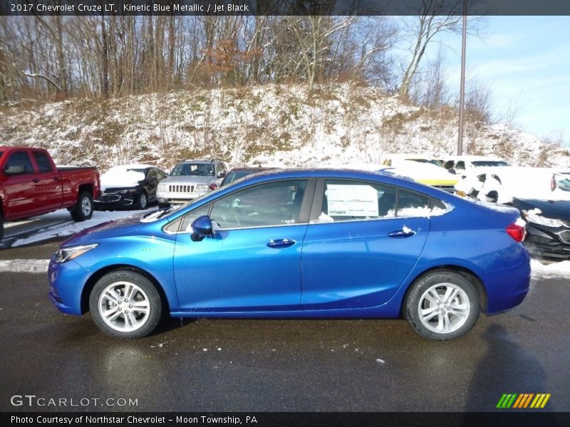 Kinetic Blue Metallic / Jet Black 2017 Chevrolet Cruze LT