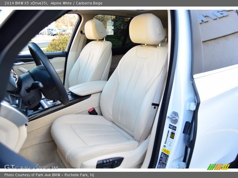 Alpine White / Canberra Beige 2014 BMW X5 xDrive35i
