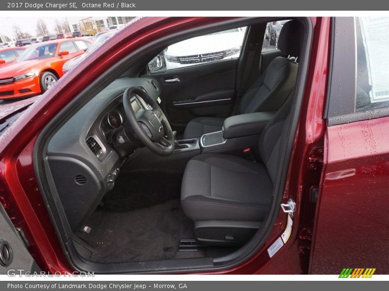 Octane Red / Black 2017 Dodge Charger SE