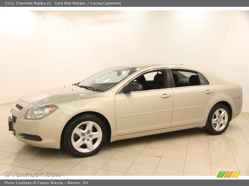 Gold Mist Metallic / Cocoa/Cashmere 2012 Chevrolet Malibu LS