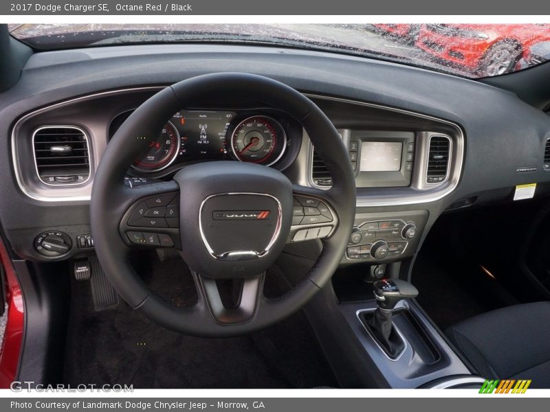 Octane Red / Black 2017 Dodge Charger SE