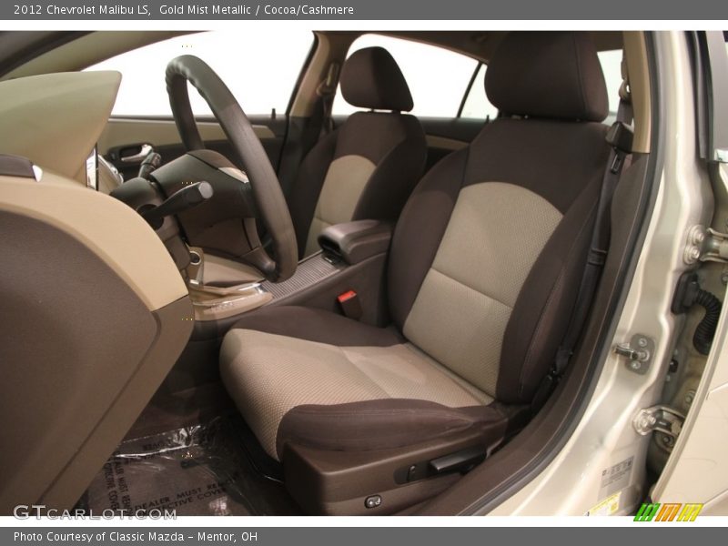 Gold Mist Metallic / Cocoa/Cashmere 2012 Chevrolet Malibu LS