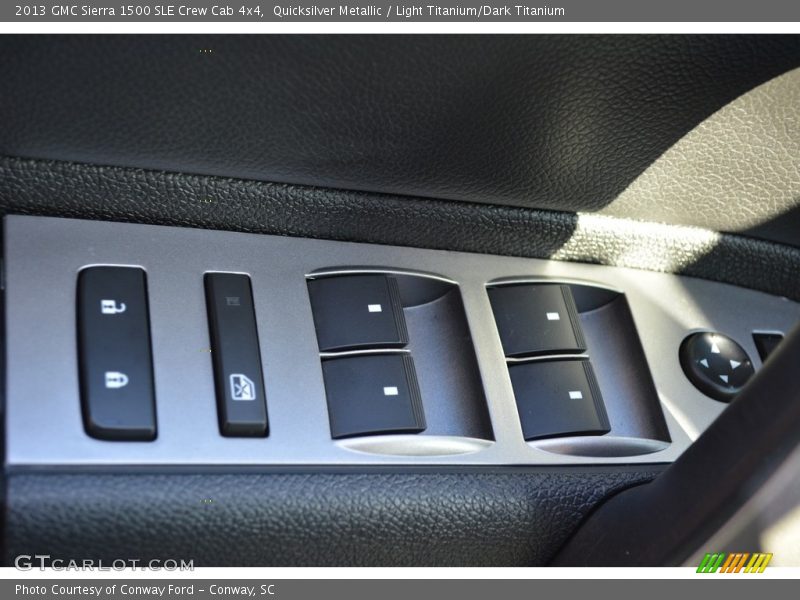 Quicksilver Metallic / Light Titanium/Dark Titanium 2013 GMC Sierra 1500 SLE Crew Cab 4x4