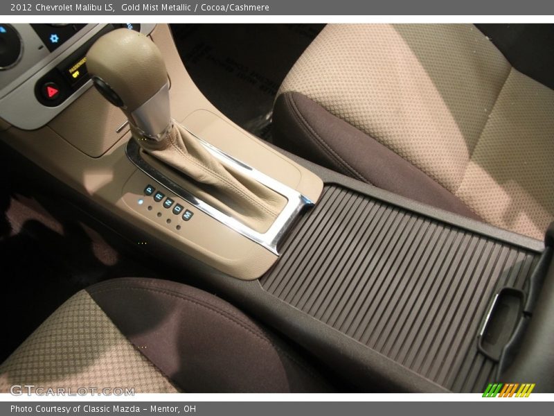 Gold Mist Metallic / Cocoa/Cashmere 2012 Chevrolet Malibu LS