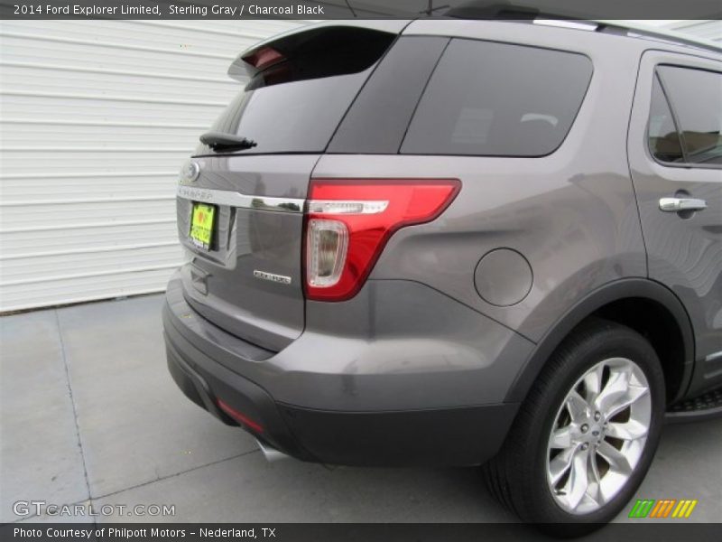 Sterling Gray / Charcoal Black 2014 Ford Explorer Limited