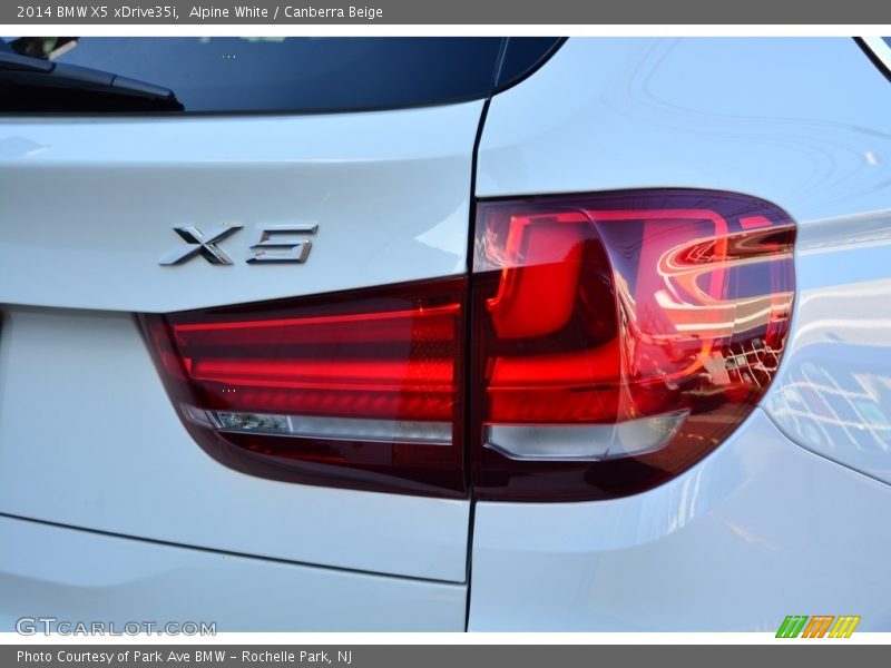 Alpine White / Canberra Beige 2014 BMW X5 xDrive35i