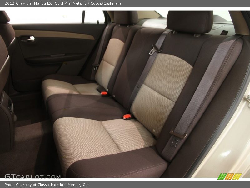Gold Mist Metallic / Cocoa/Cashmere 2012 Chevrolet Malibu LS