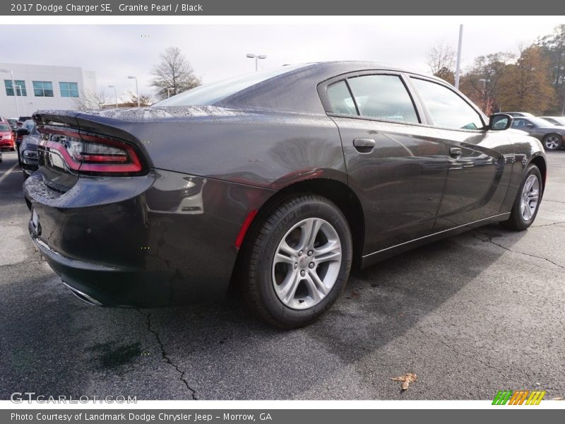 Granite Pearl / Black 2017 Dodge Charger SE