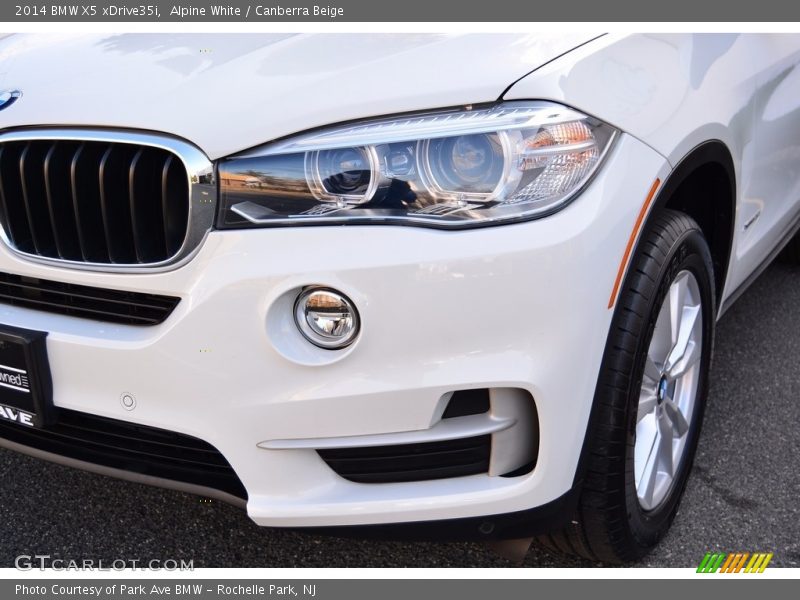 Alpine White / Canberra Beige 2014 BMW X5 xDrive35i