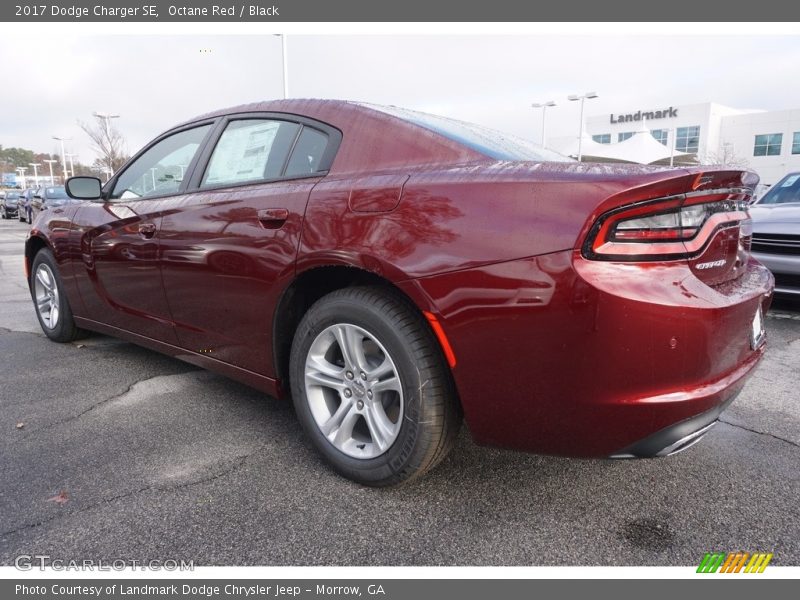 Octane Red / Black 2017 Dodge Charger SE