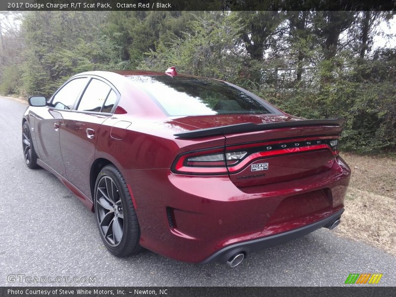 Octane Red / Black 2017 Dodge Charger R/T Scat Pack