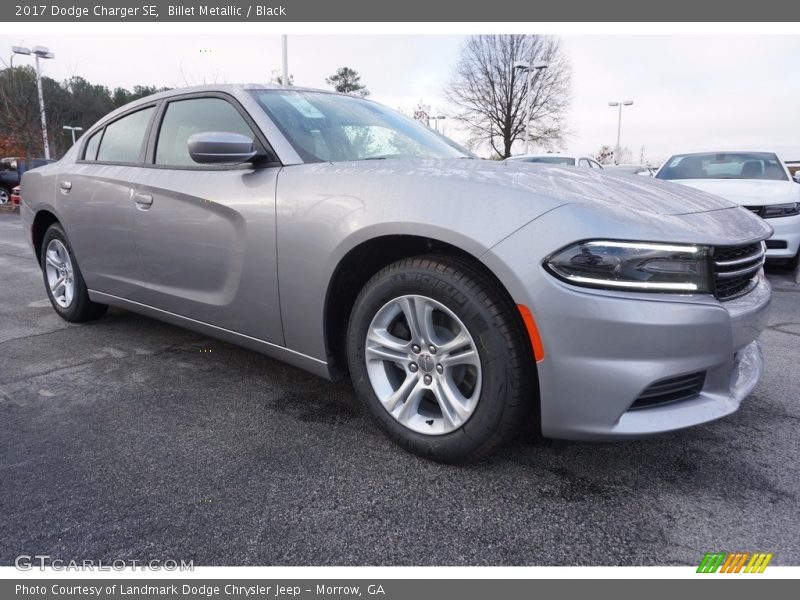 Billet Metallic / Black 2017 Dodge Charger SE