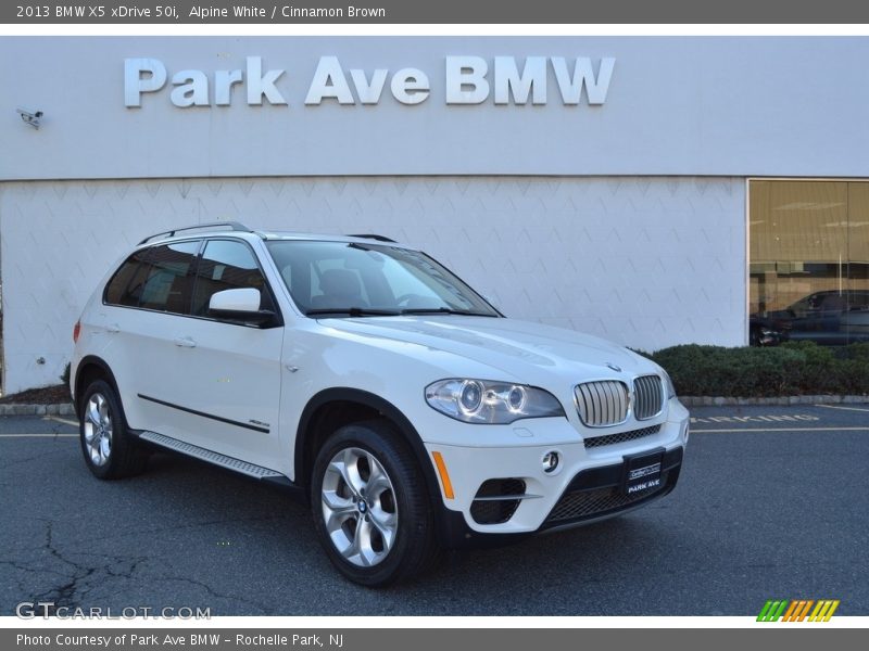 Alpine White / Cinnamon Brown 2013 BMW X5 xDrive 50i