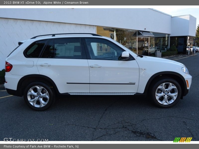 Alpine White / Cinnamon Brown 2013 BMW X5 xDrive 50i