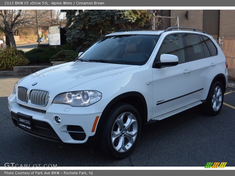 Alpine White / Cinnamon Brown 2013 BMW X5 xDrive 50i