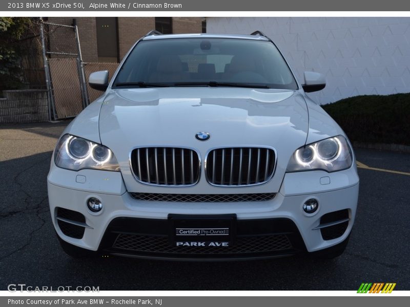 Alpine White / Cinnamon Brown 2013 BMW X5 xDrive 50i