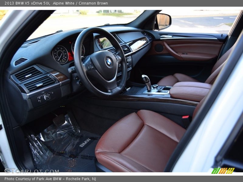 Alpine White / Cinnamon Brown 2013 BMW X5 xDrive 50i